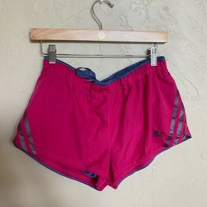 Woman Pink Purple Adidas Running shorts supernova